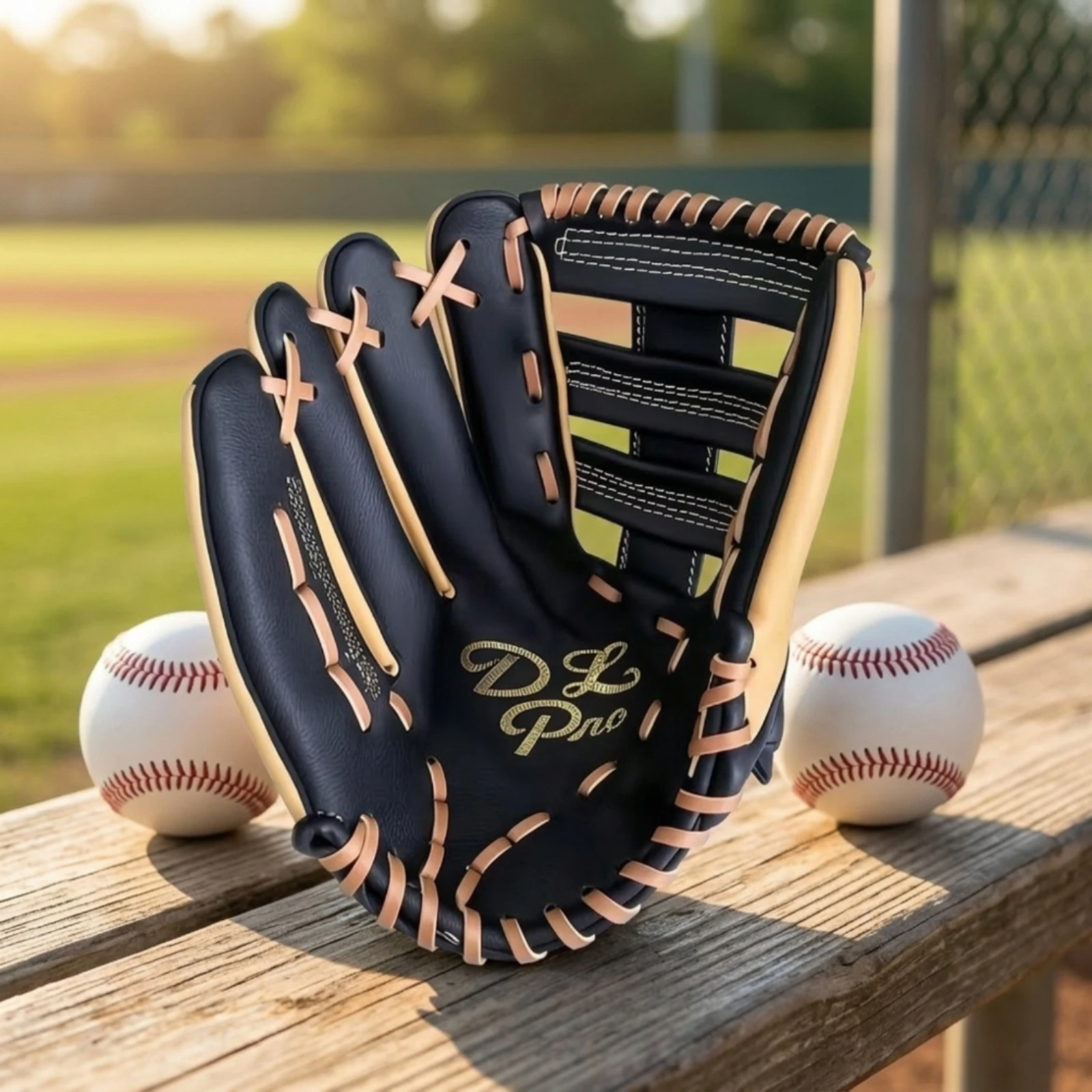 Baseball Glove Padded Baseball Glove Softball Glove Comfortable Protective for Players, Training view 4