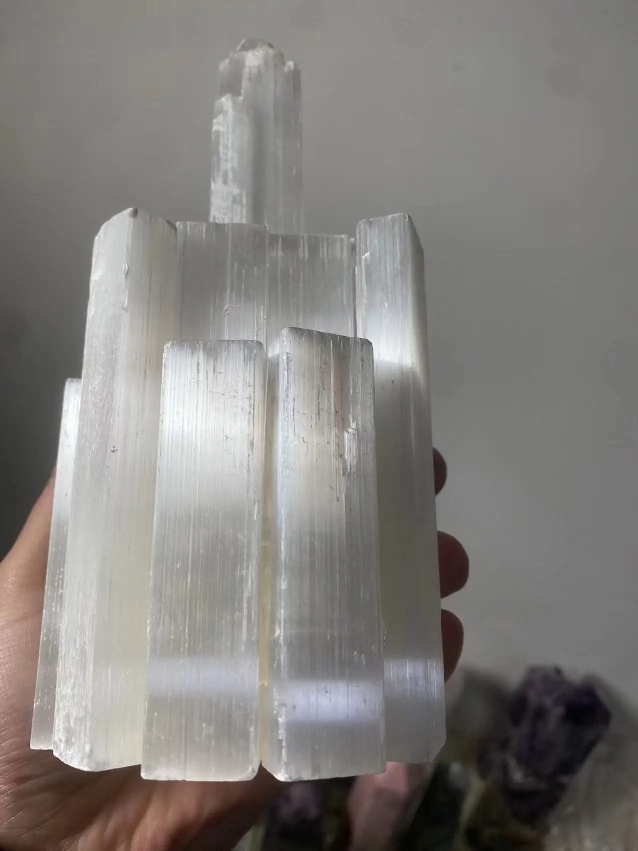 Himalayan Natural Selenite Crystal Selenium Skyscraper Tower Home Decoration Meditation Stone Gypsum Tower for Reiki Healing