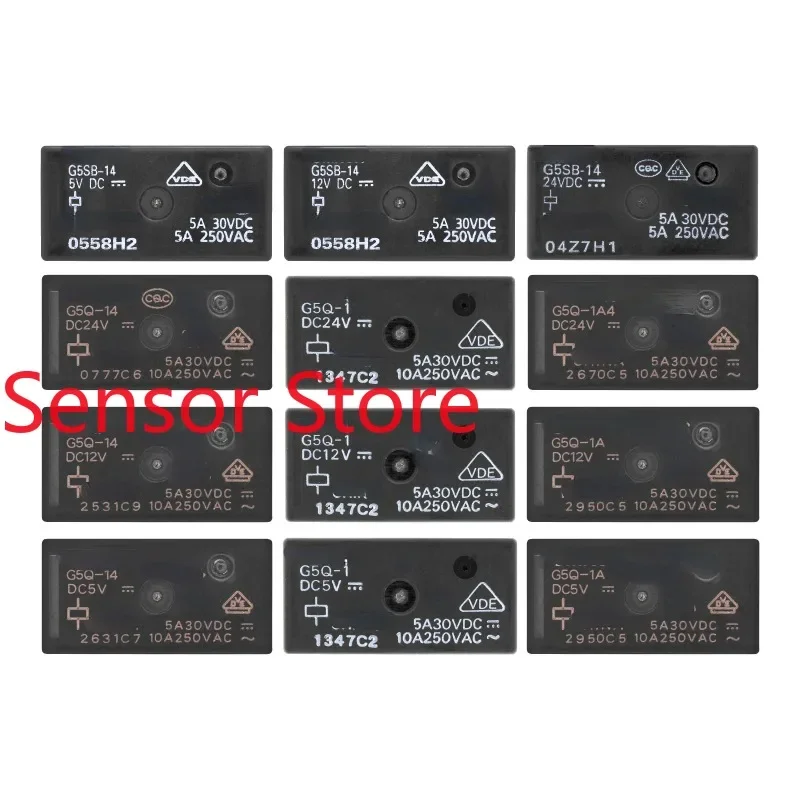 

10PCS G5Q-14-DC24V G5Q-14-DC12V G5Q-14-DC5V G5Q-1-DC12V G5Q-1-DC5V G5Q-1A4-DC24V G5Q-1A4-DC12V G5Q-1A4-DC5V G5Q-1A-DC24V Sensor