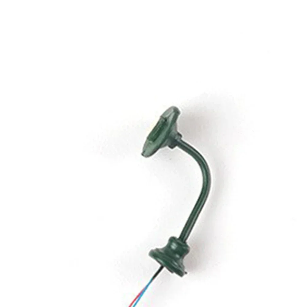 10Pcs Model Wall Lights Railway Warm White LED Light HO Scale 1:87 Model Lamp Making Railroad Park Garden train Dollhouse Decor