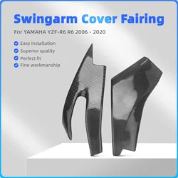 For Yamaha YZFR6 YZF R6 YZF-R6 2007 2008 2006-2018 Carbon color（ABS plastic）Motorcycle Swingarm Cover Swing Arm Protector