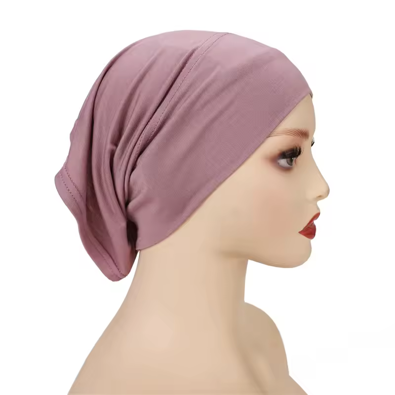 Cotton Modal Inner Hijab Undercap Muslim Turban Islam Underscarf Hijab Bonnet Soft Stretch HIjabs Tube Cap Turbante Mujer Hat - Image 33