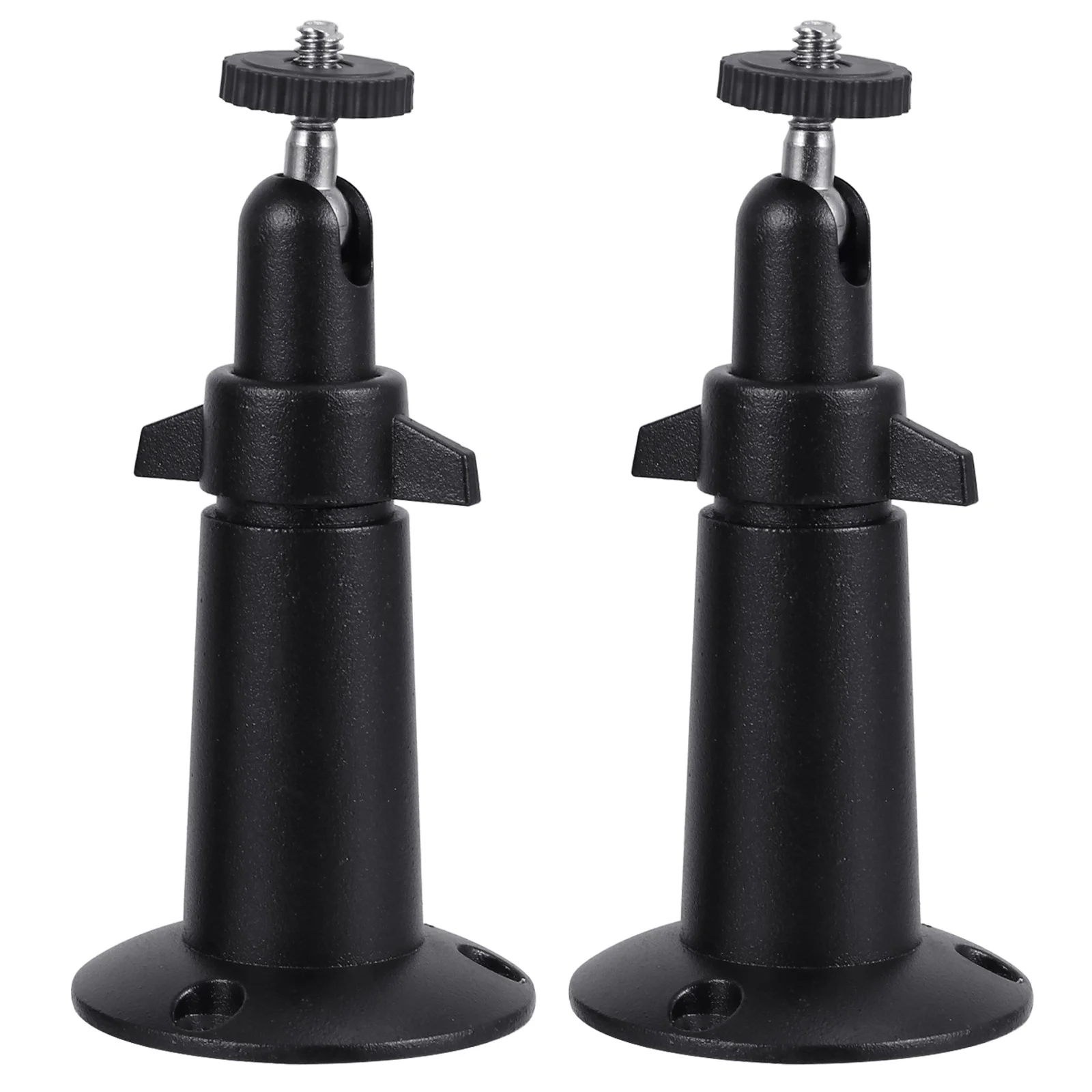 

2 pcs Security Camera Bracket Adjustable Wall Mount 360-Degree Swivel 90-Degree Tilt For Surveillance System Aluminum Alloy