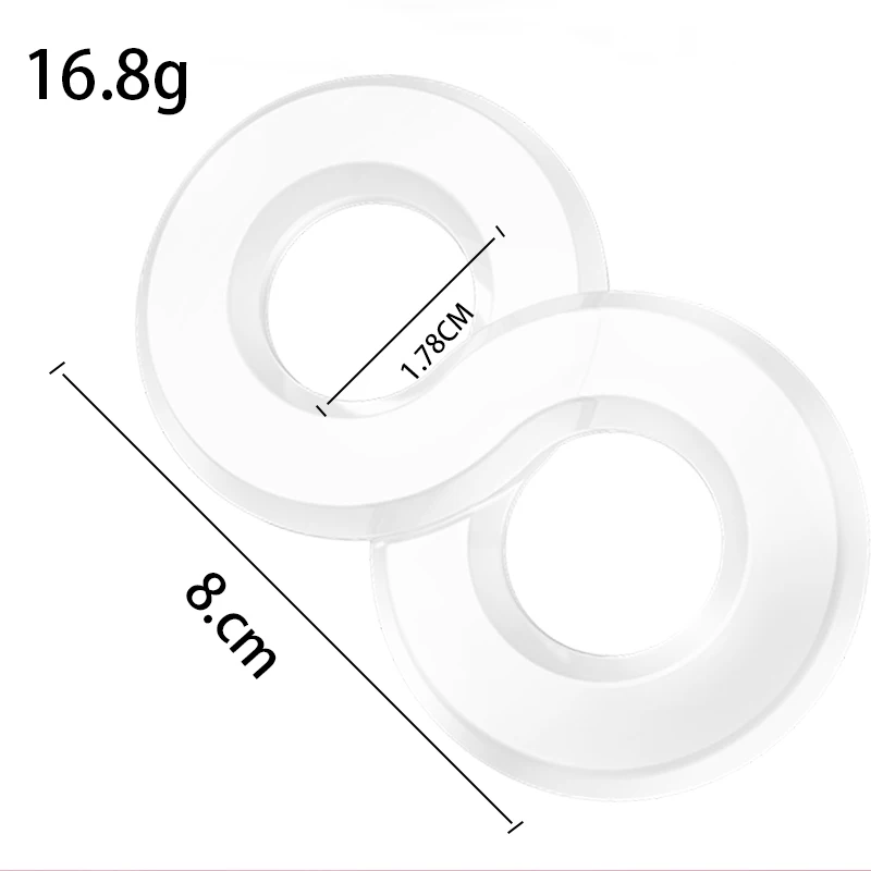 Clear TPE Cock Ring Penis Rings High Elastic Dealyed Ejaculation Flexible Trainer Stay Donuts Mansturbator Man Sextoys for M