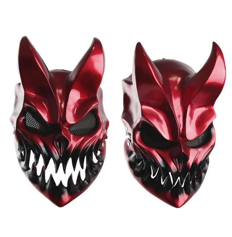 Halloween Slaughter To Prevail Mask Deathmetal Kid of Darkness Demolisher Shikolai Demon Masks Brutal Deathcore Cosplay Prop