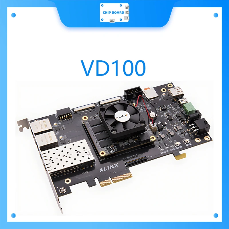 Placa e kit de desenvolvimento VD100 com AMD Versal AI Edge VE2302