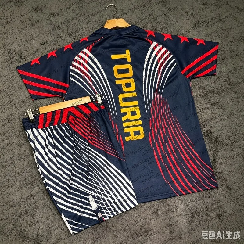 Summer Top Boxer MMA Octagonal Cage Ilia Topuria Tshirt Shorts Set Men Kid Sports Training Running Set Speed Drying Fighting Set