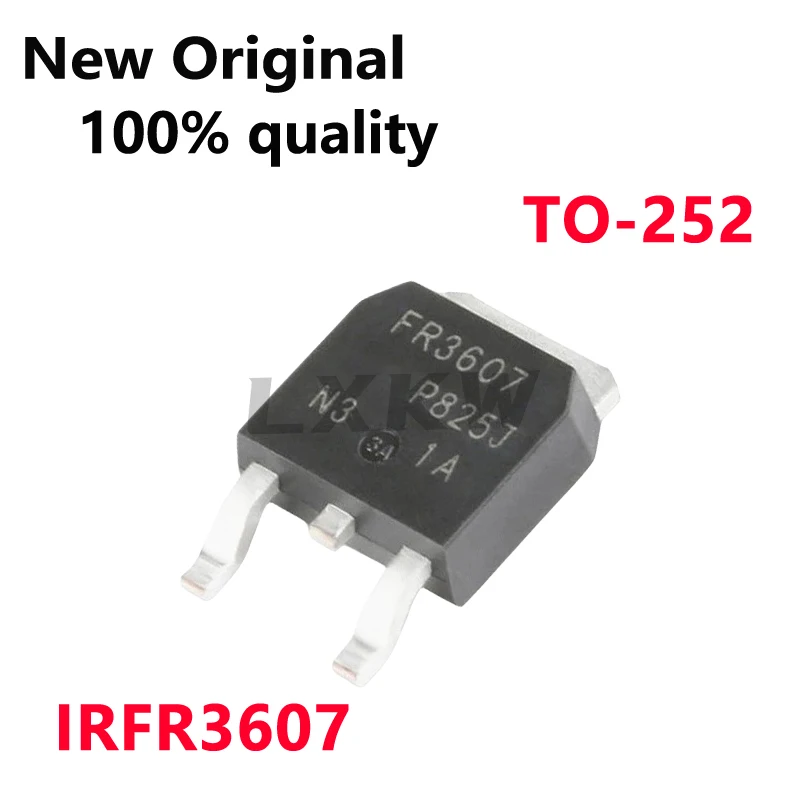 10/PCS New Original IRFR3607 FR3607 80A/75V TO 252N channel MOS FET In Stock