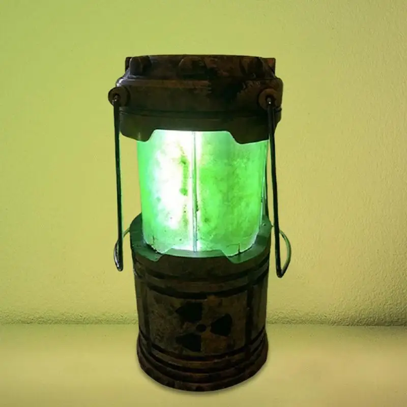 Miniatuur Kernreactor Lantaarn Grappige Kernreactor Lamp Voor Slaapkamer Waterbestendige Oplaadbare Zaklamp Voor Stroom