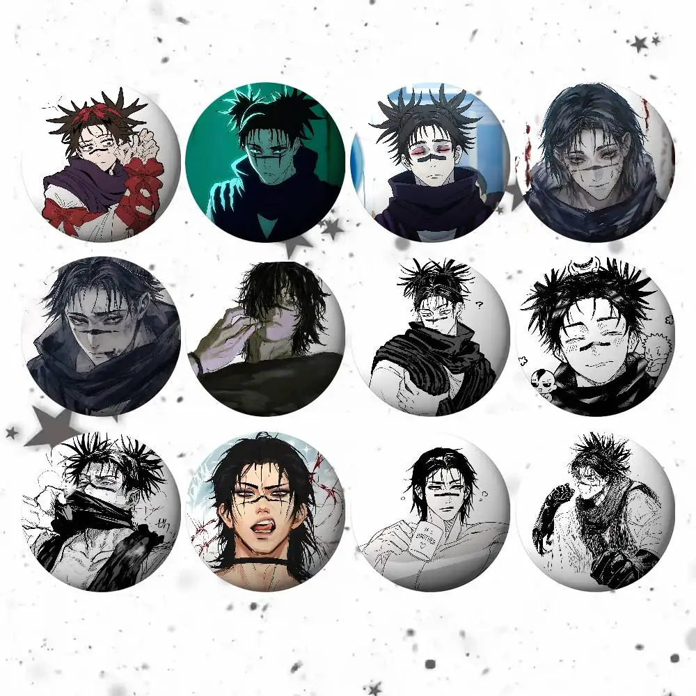 Insignias C-Ch-osos, insignias, broches redondos de dibujos animados en mochila, chaqueta, alfileres de botón acrílicos, regalos de colección