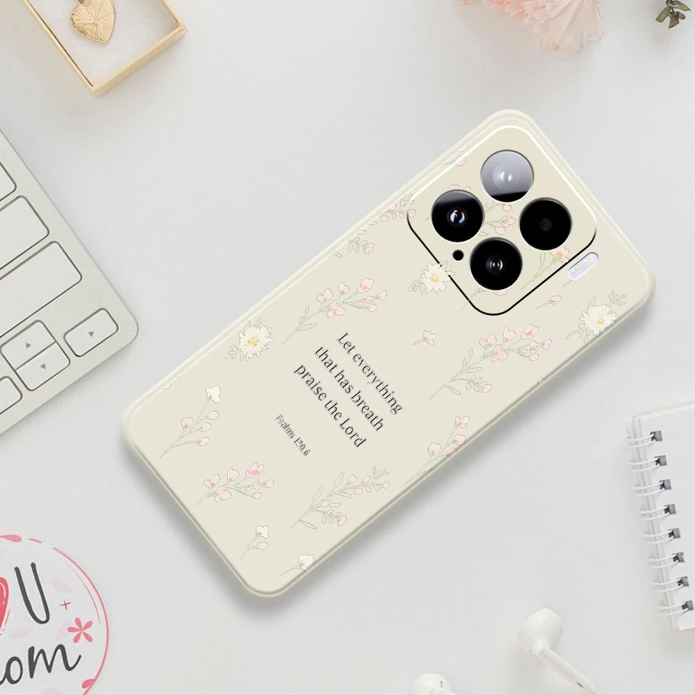 

Fresh Elegant Floral Phone Case For Xiaomi Mi 15 Ultra Mi 14T 13T 12T 11T Pro Silicone Cover For Xiaomi Mi 13T Pro Mi 11T Cases