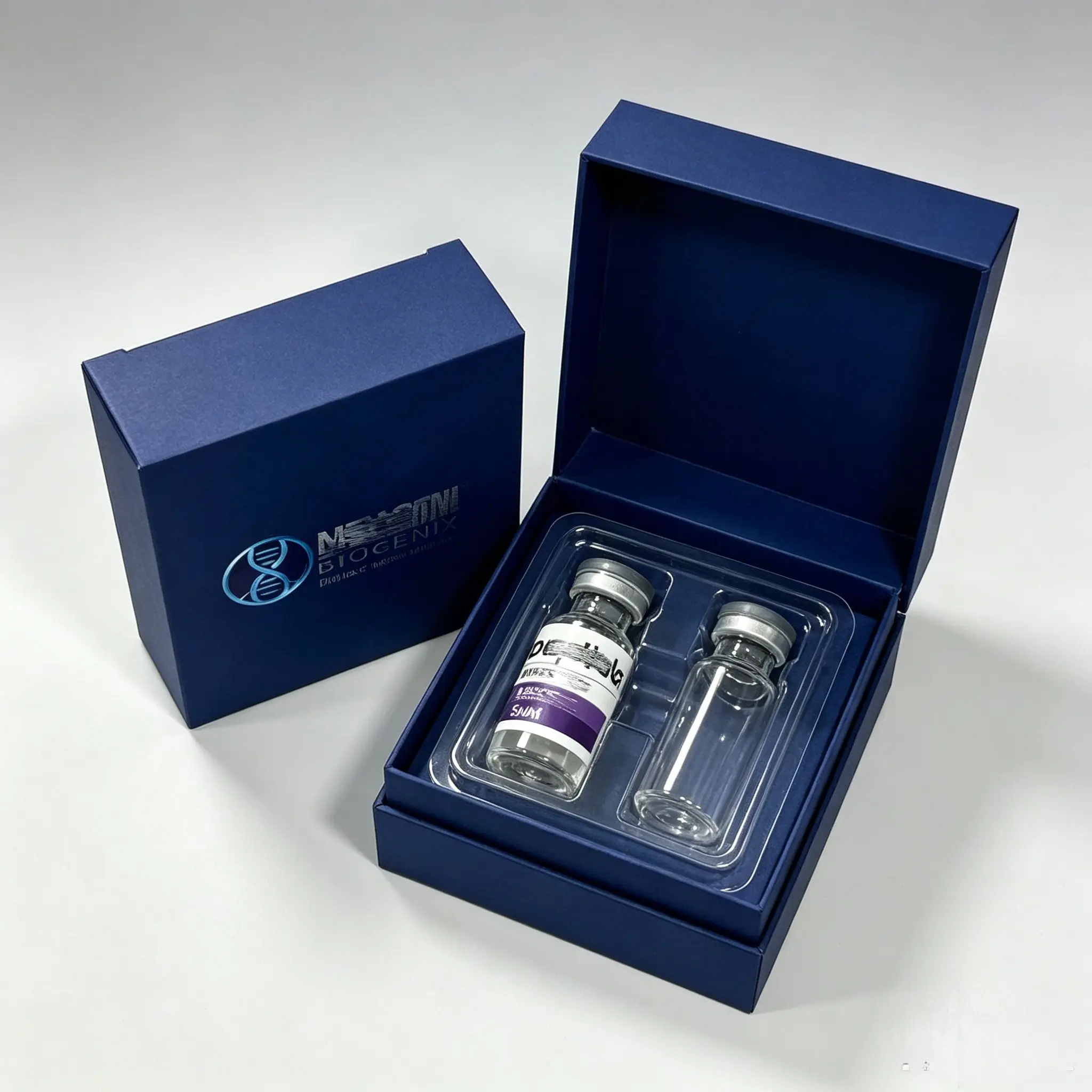3ml 10ml Protein Peptide Packaging Set,Tamper-proof Hologram Labels and Custom Carton Boxes - Detail 1