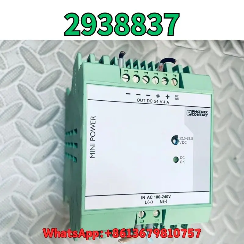 second-hand Switching power supply MINI-PS-100-240AC/24DC/4 2938837 test OK Fast Shipping