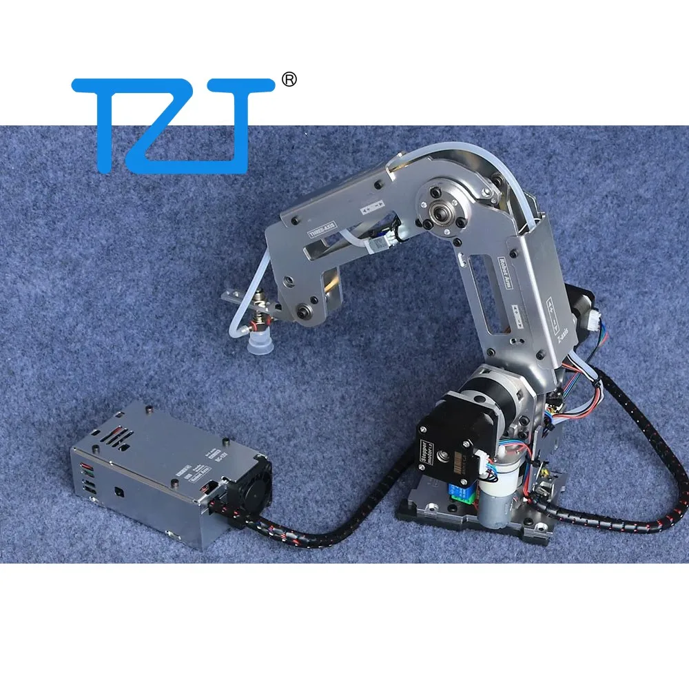 22C Full Metal Stepper Mechanical Arm with Motor and Controller Unassembled Kit High Performance Industrial Robot Model