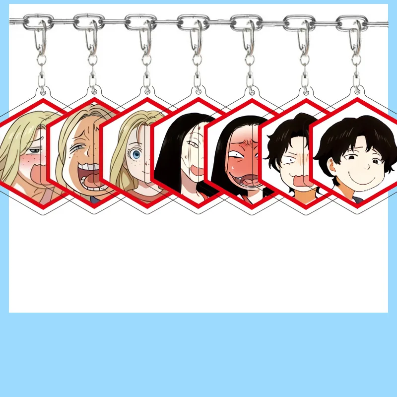 

Miss Madara: The Reiwa Demon Goddess Anime Peripheral Acrylic Keychain Charm Cartoon Accessories Friends Girl Gift Key Ring