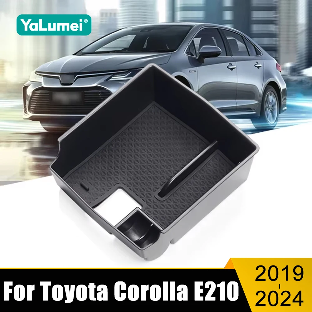 

Для Toyota Corolla E210 2019 2020 2021 2022 2023 2024 автомобильная центральная консоль подлокотник ящик для хранения контейнер-органайзер держатель лоток