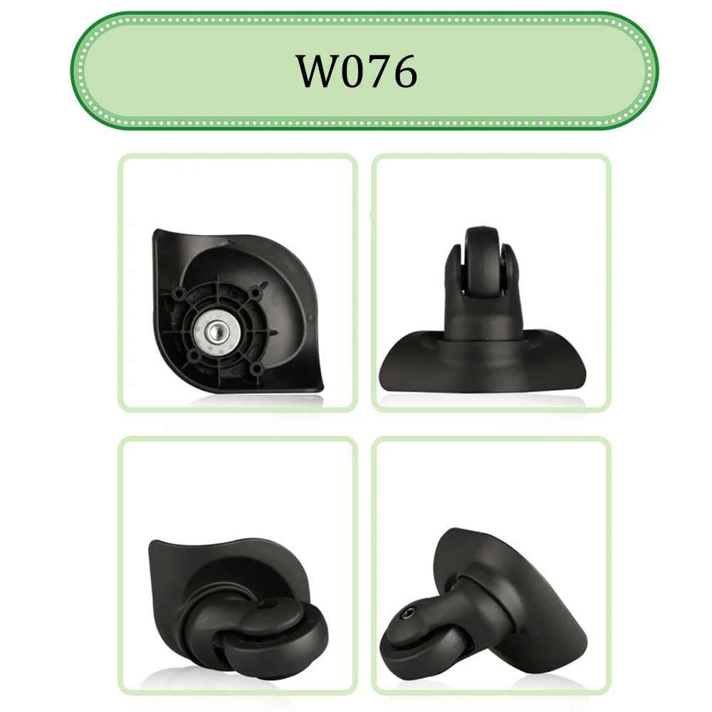 For Hongsheng W076 Universal Wheel Trolley Case Wheel Replacement Luggage Pulley Sliding Casters Slient Wear-resistant Repair