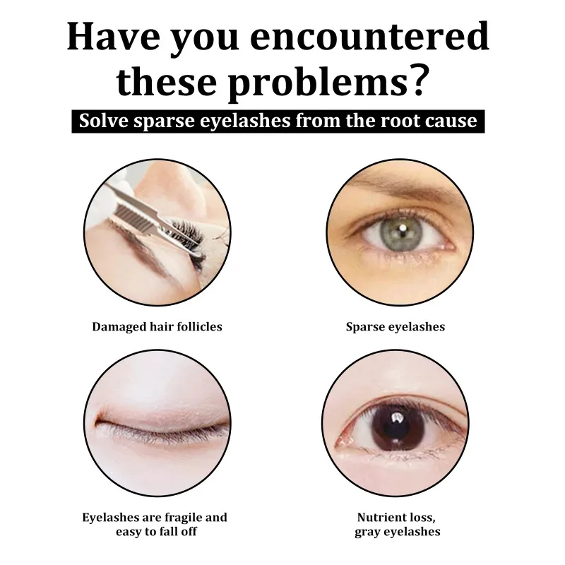 Fast Eyelash Growth Serum Eyebrows Natural Thick Slender Curl Curl Moist Natural Castor Growth Liquid Serum Extension Eyelash