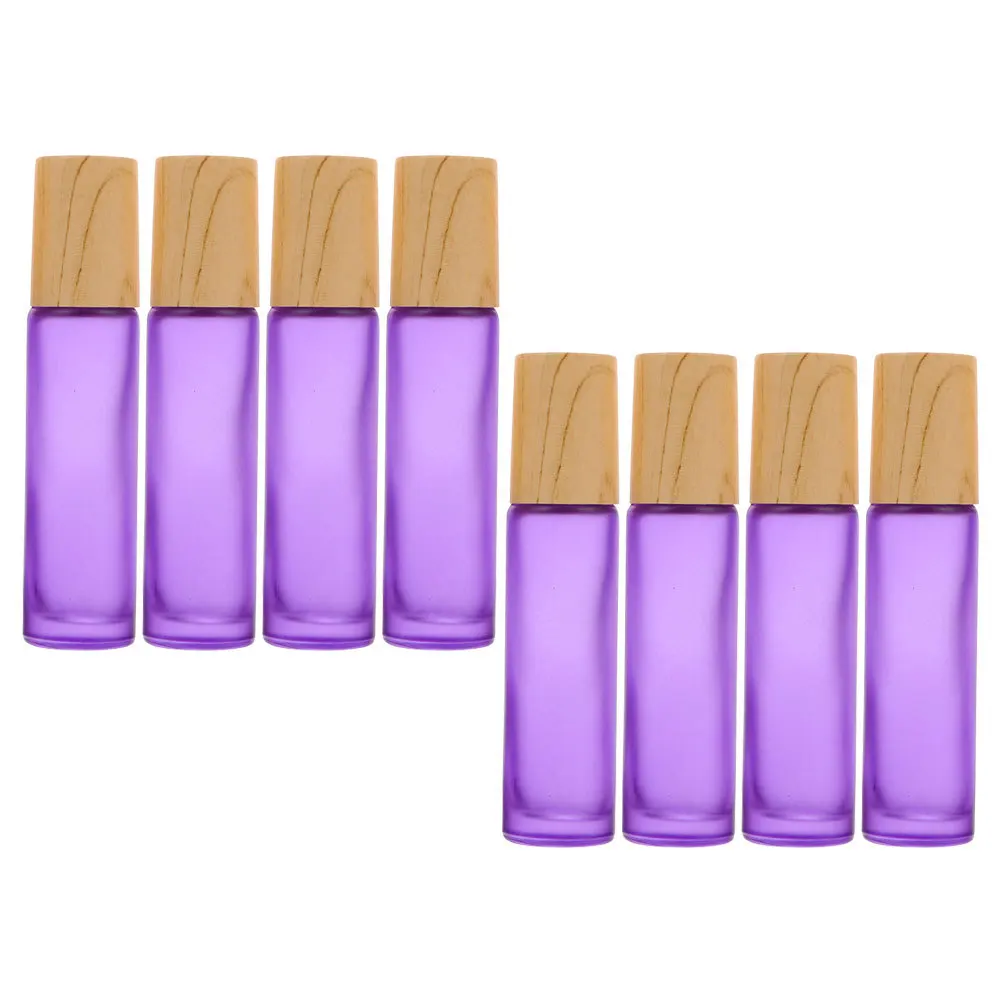 8 шт., роликовые бутылки с эфирным маслом, 10 мл, профессиональные портативные рулонные бутылки для масел, парфюмерии, ароматерапии, компактные для уличного использования
