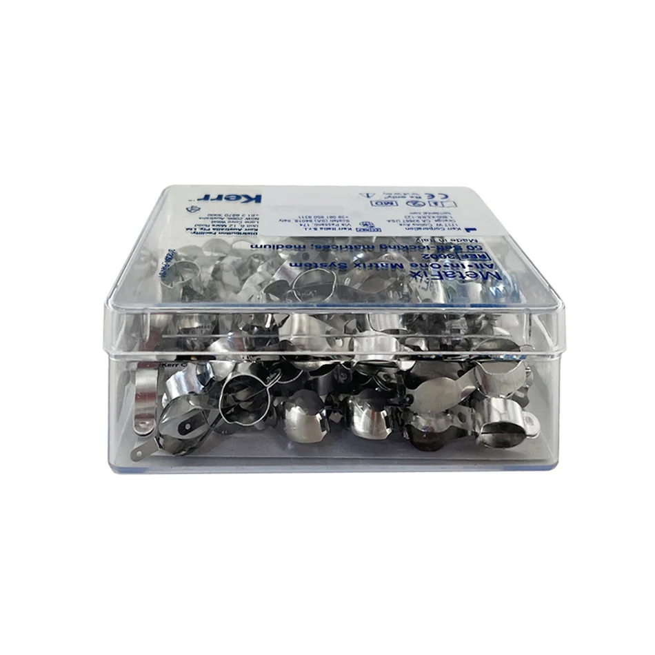 

Kerr MetaFix All-In-One Posterior Matrices Medium Size for Class II Restorations Elf-Locking Matrix System Ref 3602 Medium 50pcs