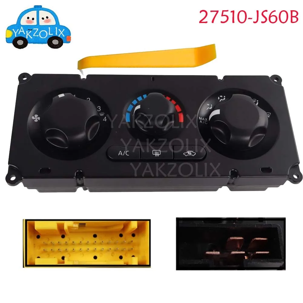 For Nissan Frontier Navara D40 2007 2008 2009 2010 2011 2012 A/C Control Switch Heater Panel 27510-JS60B