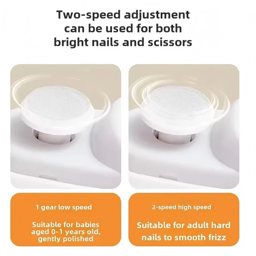 マニキュアマシン 電動爪切り 子供と大人用の挟み込み防止爪切り 爪切り 多機能ネイルポリッシュ
