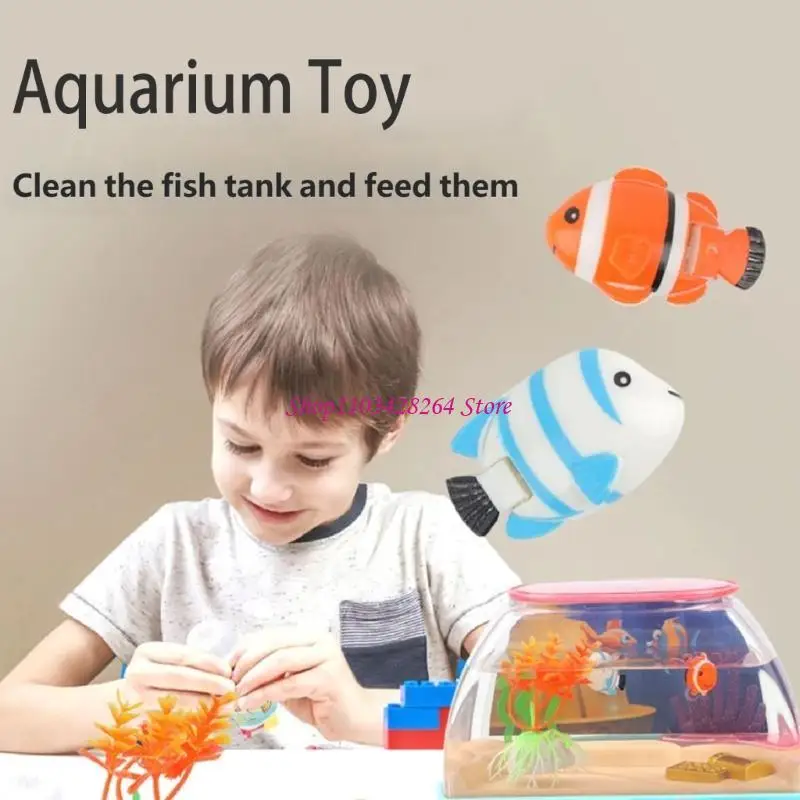Artificial Aquarium Decorations LED Ocean Scene Table Lamp Perfect For Home And Office Night Light