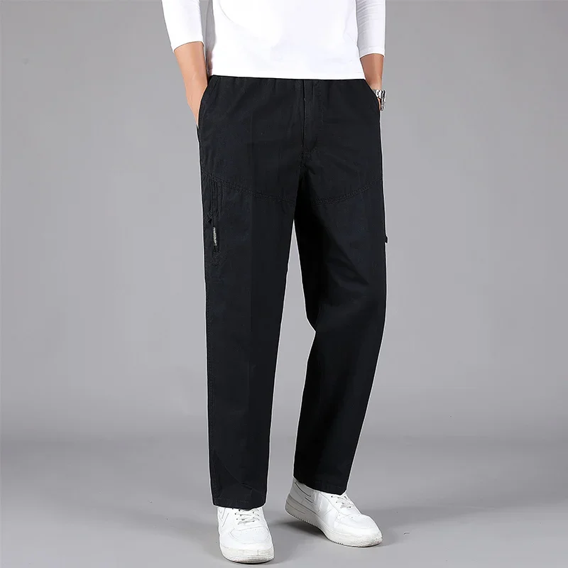 

Men's Loose and Comfortable Pure Cotton Spring/summer New Fashionable and Versatile Pants