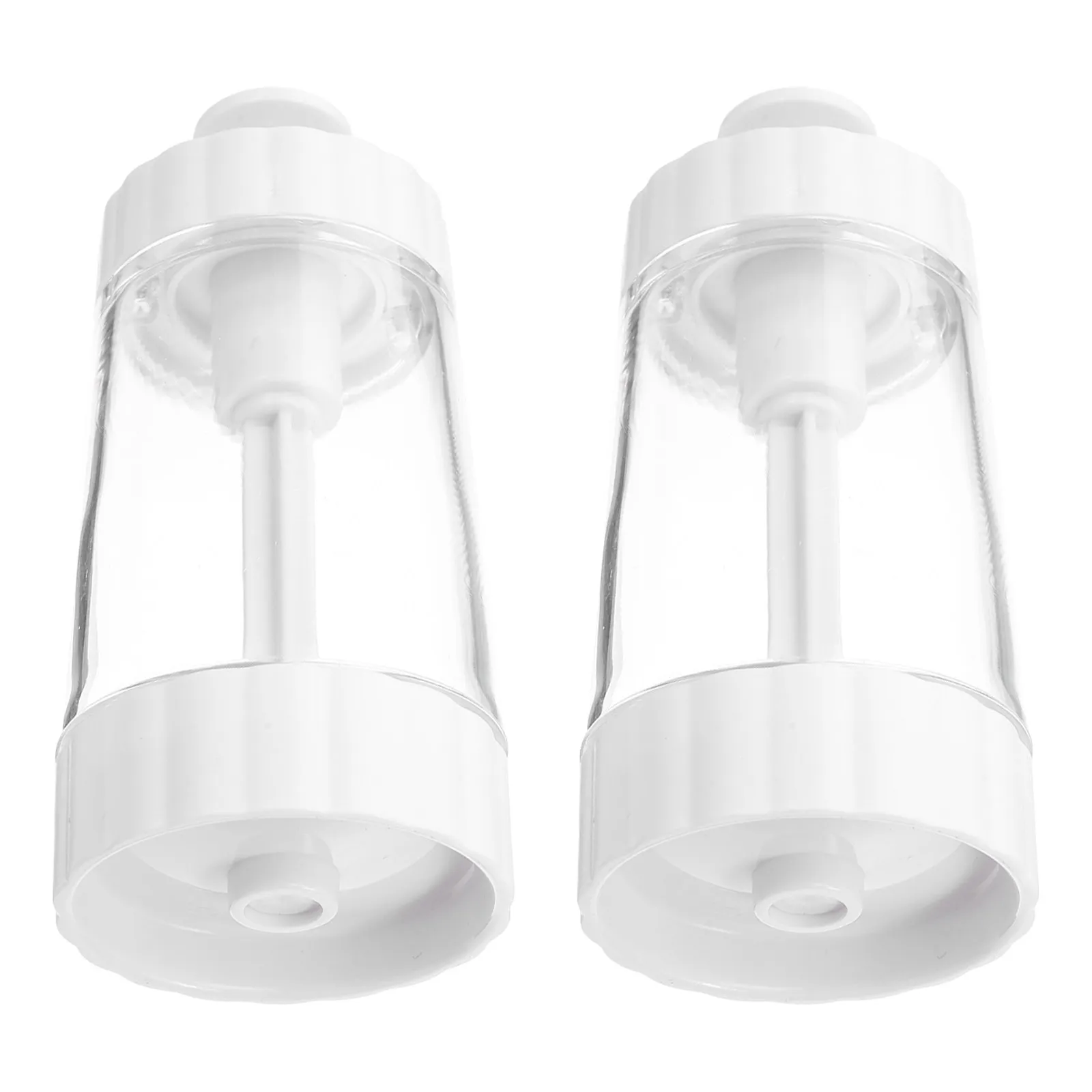 2Pcs Measuring Salt Pepper Spice Jar Quantitative Seasoning Dispenser Precise Kitchen Salt Pepper Container Transparent Design