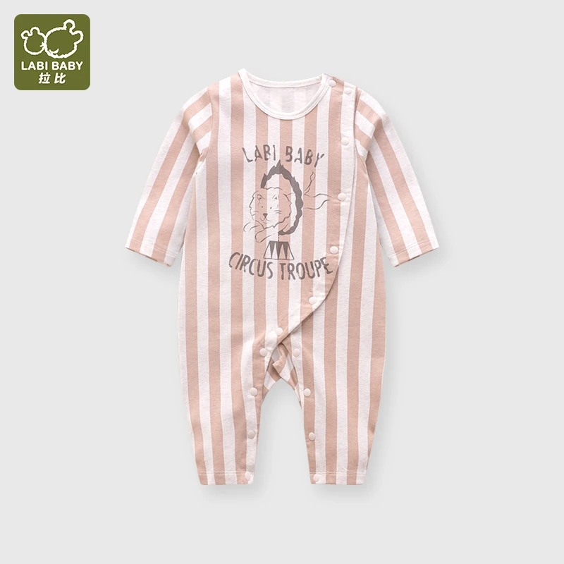 0-18M Baby Romper for Boys Girls Long Sleeve Autumn Bodysuit Baby Stripe Jumpsuit Newborn Onesies Infant Playsuits Baby Clothes