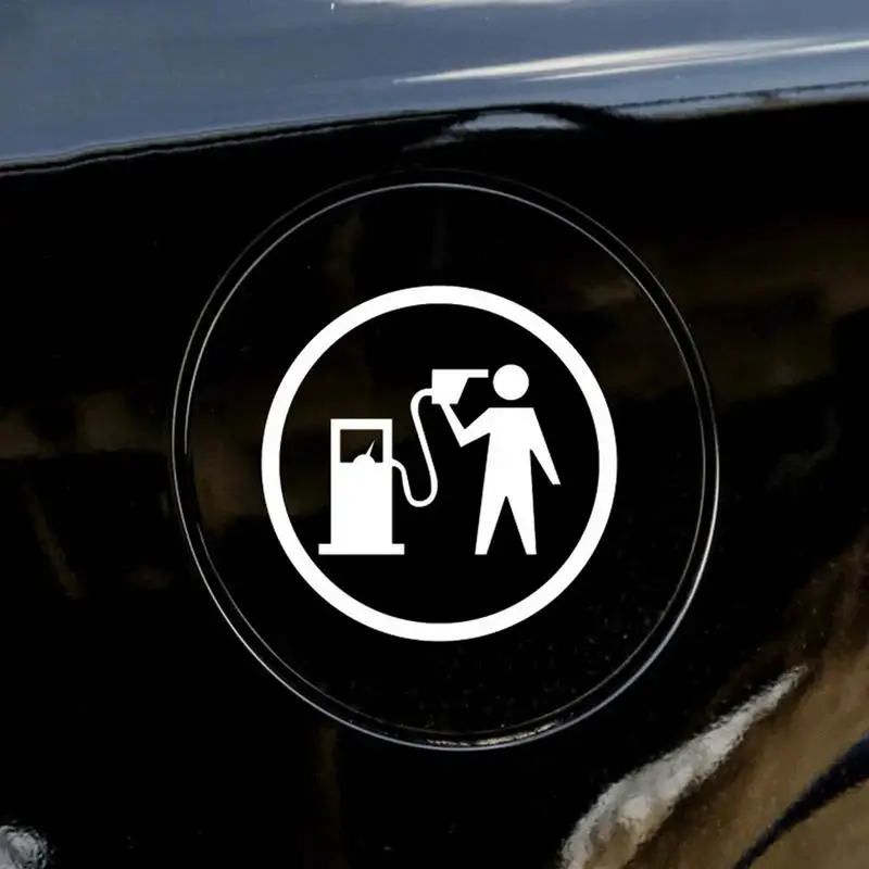 สติ๊กเกอร์ติดถังน้ำมันรถยนต์, สติ๊กเกอร์กันน้ำแบบสร้างสรรค์ฝาปิดสติกเกอร์ติดรถยนต์กาวเหนียวมากอุปกรณ์เสริมรถยนต์ไม่มีร่องรอยสำหรับกระเป๋าเดินทาง