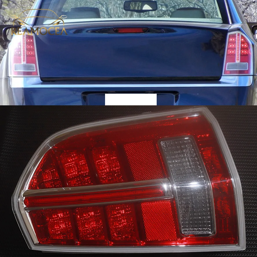 

Reamocea 1Pc Rear Bumper Tail Light Brake Lamp Warning Taillight For Chrysler 300C 2011-2014 68154611AD 68154610AD