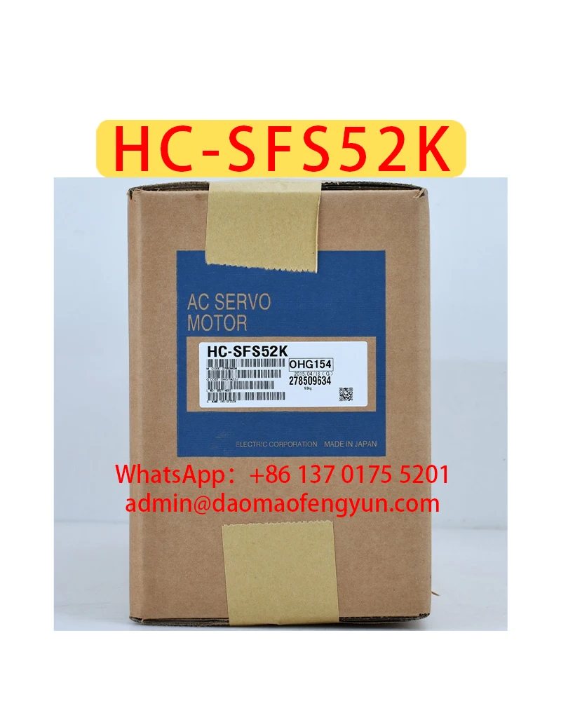 

HC-SFS52K Brand New Servo Motor Original Genuine HC SFS52K，Fast shipping