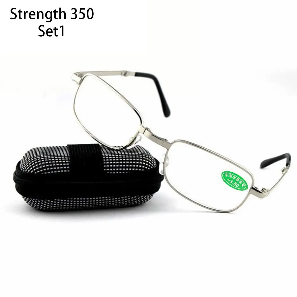 Lunettes de lecture pliables pour personnes âgées, avec grossissement, soins de la vue, +1.00~+4.0 dioptries