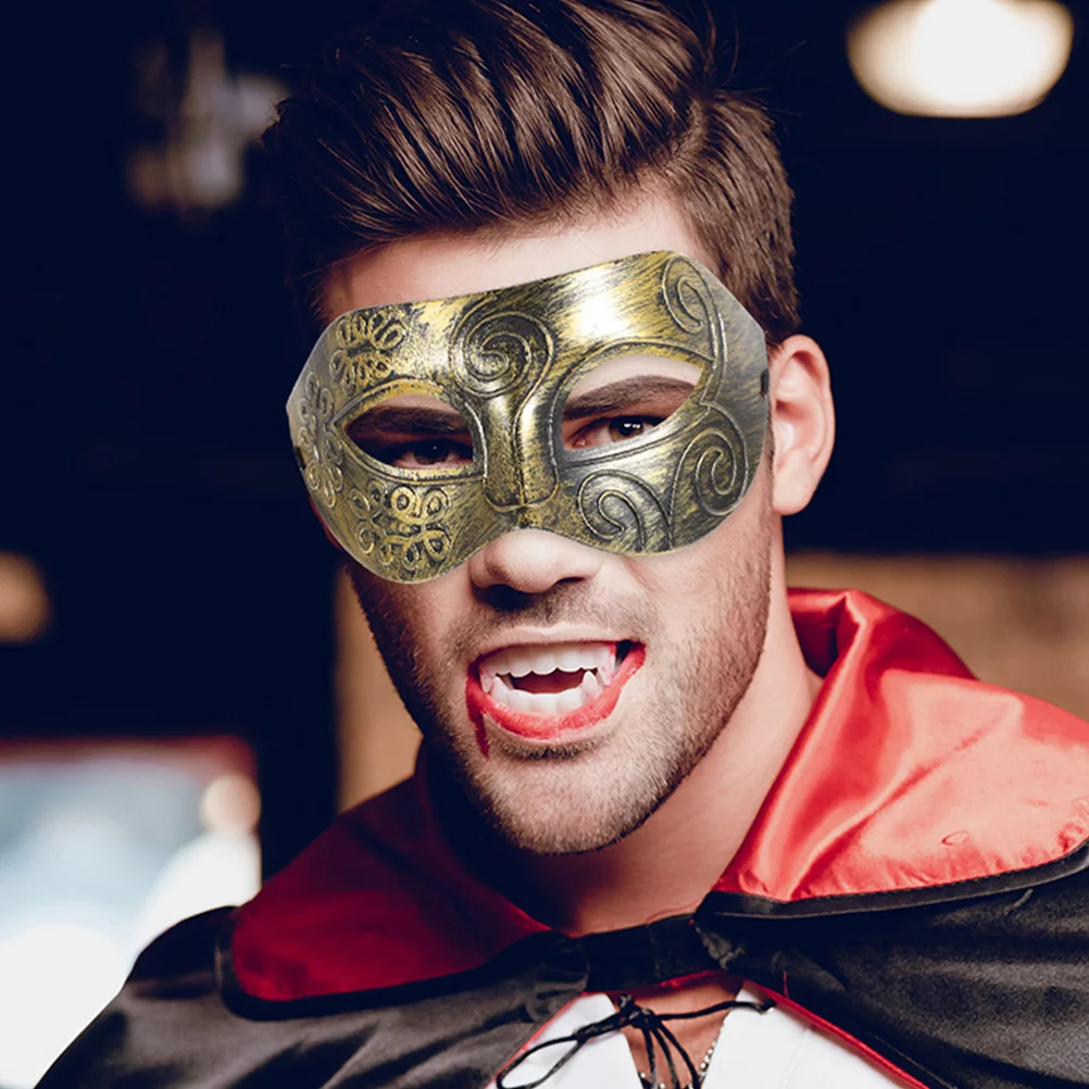 

6pcs Vintage Masquerade Masks For Carnival Cosplay Costume Party Halloween Mardi Gras Prom Ball Fancy Dress Mask