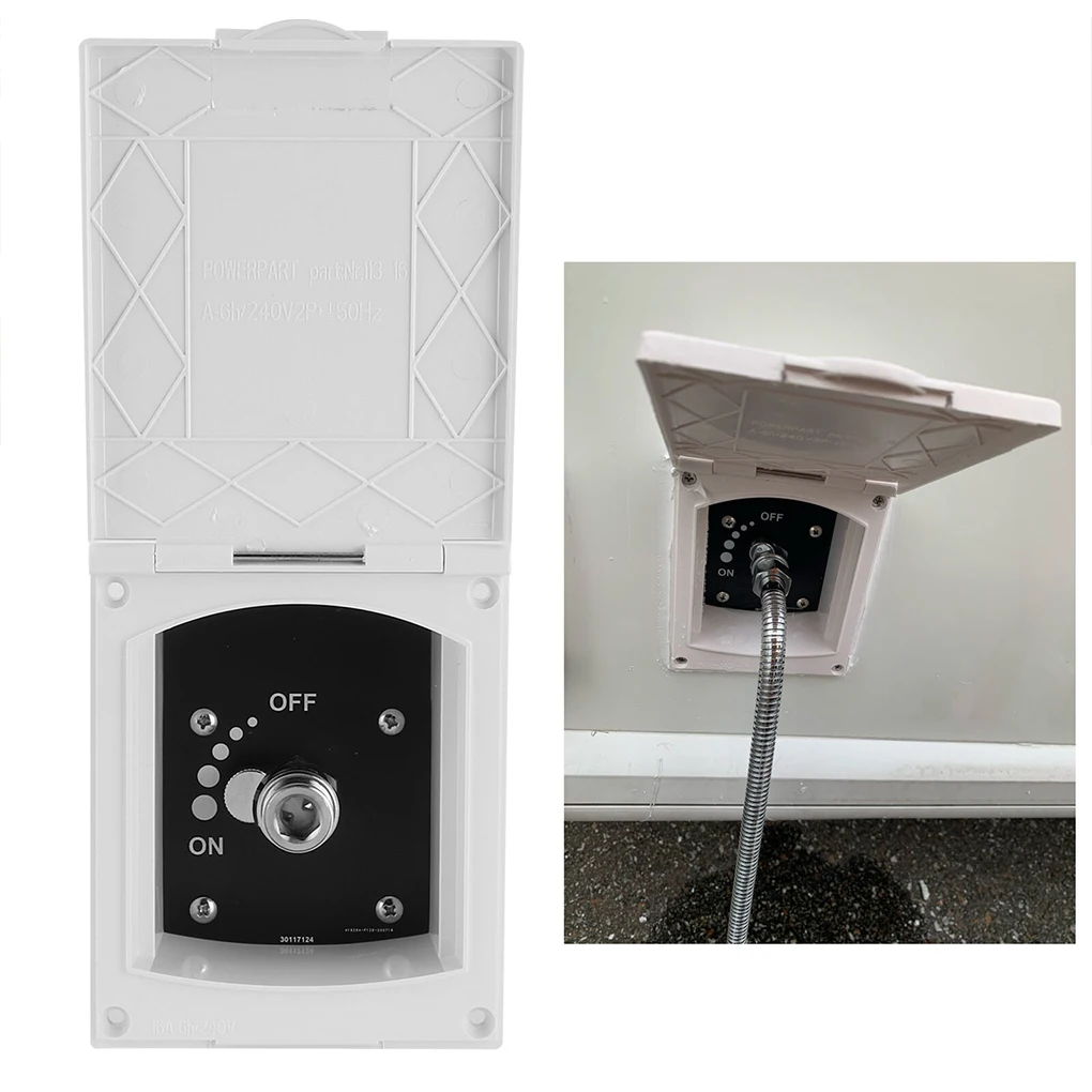 Durable Compatibility And Easy Installation And Maintenance With Corrosion Resistant RV Exterior black