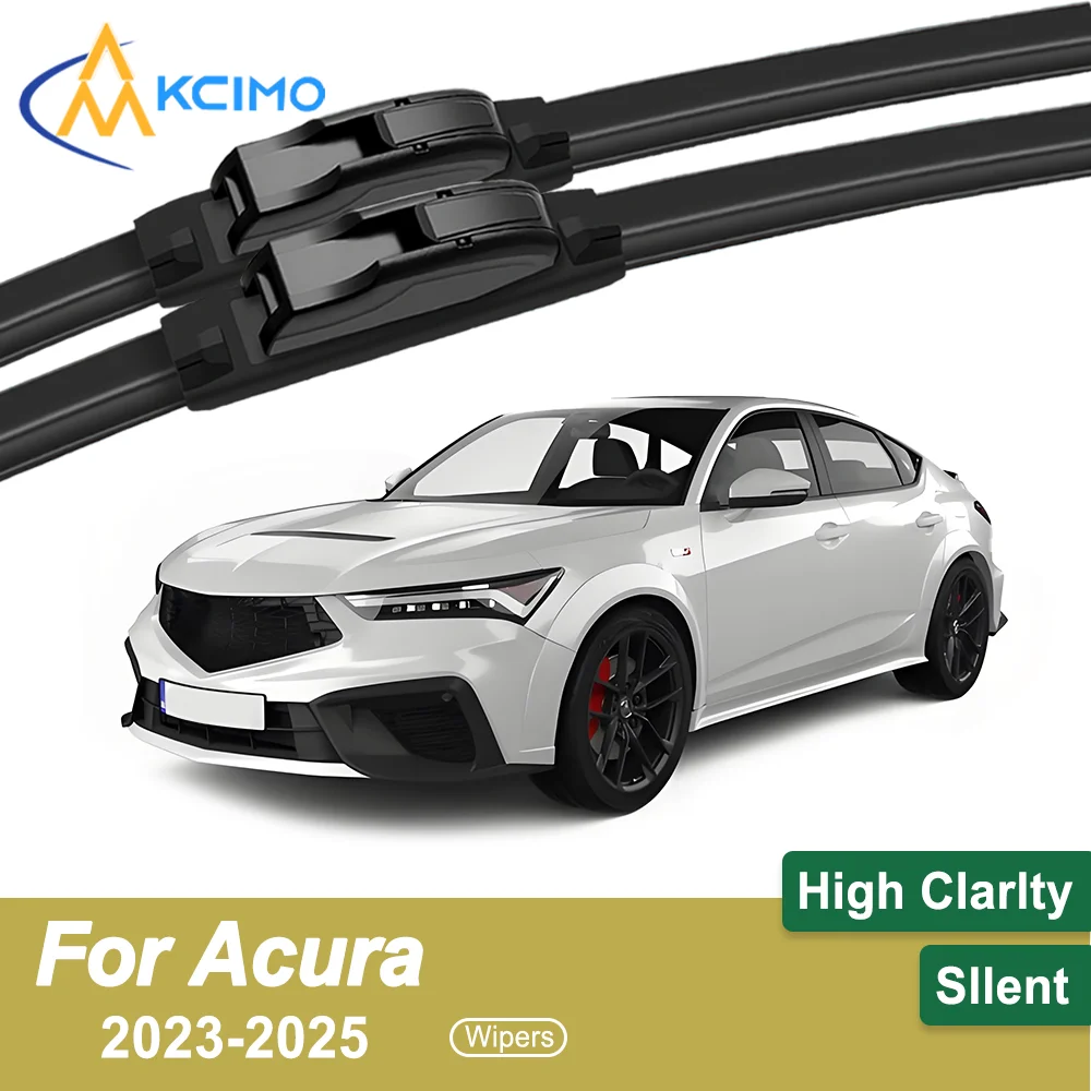 

Premium 2-Pack Windshield Wipers Compatible For Acura Integra DE4 DE5 2023-2025 All-Weather Durability for Safe Driving