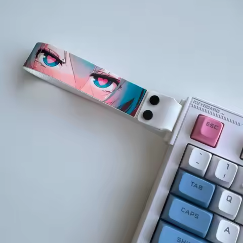 Keyboard Ribbon for Wooting ATK Lootingmade Mechanical Keyboard Custom Anime Cute Strap Office Keyboard Decoration Accessory