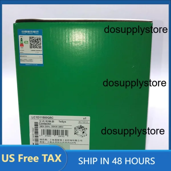

Контактор Lc1d11500q5c 115 A-380 В-50 Гц, 1 шт., новый оригинальный точечный ПЛК