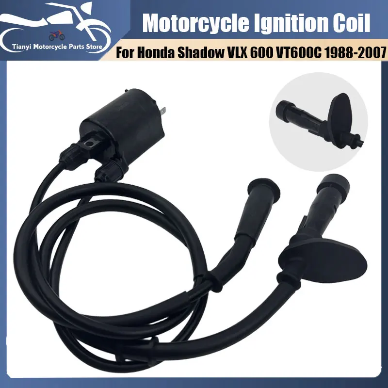 

Motorcycle Ignition Coil For Honda Shadow VLX 600 VT600C 1988-2007 Spirit 750 VT750C Replacement Spirit 750 VT750C