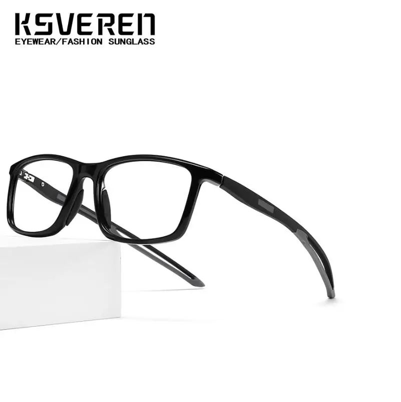 Men Square Reading Glasses Ultralight Presbtopic Glasses Frame Anti Blue Light Optical Glasses Customisable Presbyopic Glasses