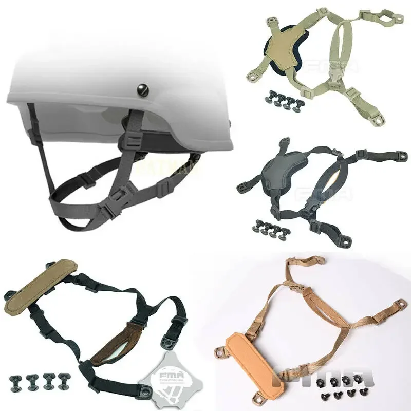 FMA Tactical Suspension System Chin Strap for Fast Mich IBH Helmet