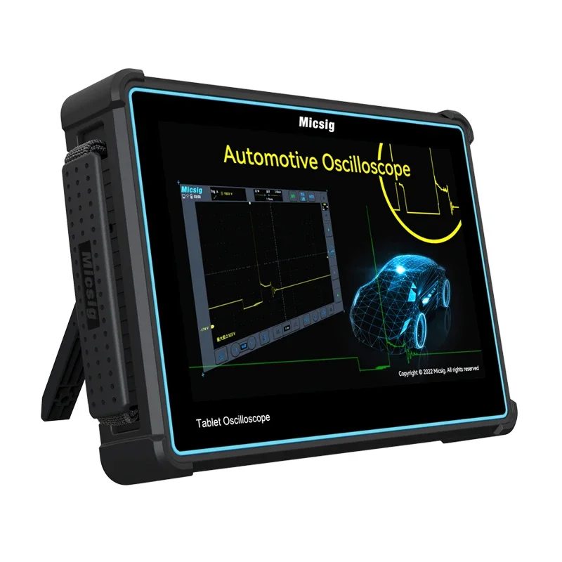 Micsig Digital Tablet Oscilloscope ATO2002 Dual Channel 200MHz 1GSa/S 110Mpts Memory Depth Professional Automobile Oscilloscope