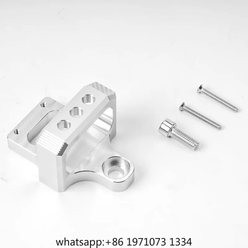 Promotion! 3 Port For MAC, AEM Boost Controller Solenoid Valve Mount Holder Bracket Kit CNC Billet Aluminum Silver
