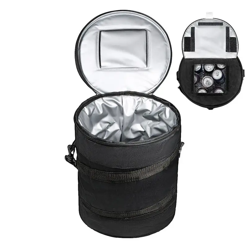 

Insulated Car Portable Lunch Cooler Folding Insulated Picnic Ice Bag Picnic Camping Food Bag