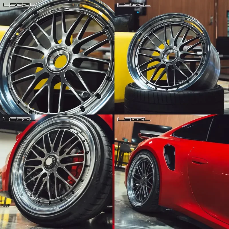 

i Chrome Shadow 2/3 Pieces 20 22 24 26 Inch Car Wheel 5x112 5x114.3 5x120 5x130 Aluminum Alloy Wheels for Corvette Range