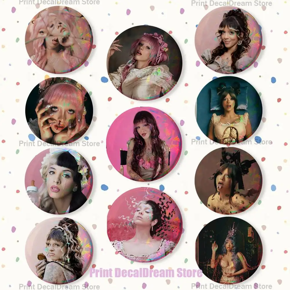 HADES SACRIFICE Melanie Martinez Brooches for Backpack Accessories 25mm,32mm,48mm,58mm,75mm Round Enamel Pins Cartoon Badge