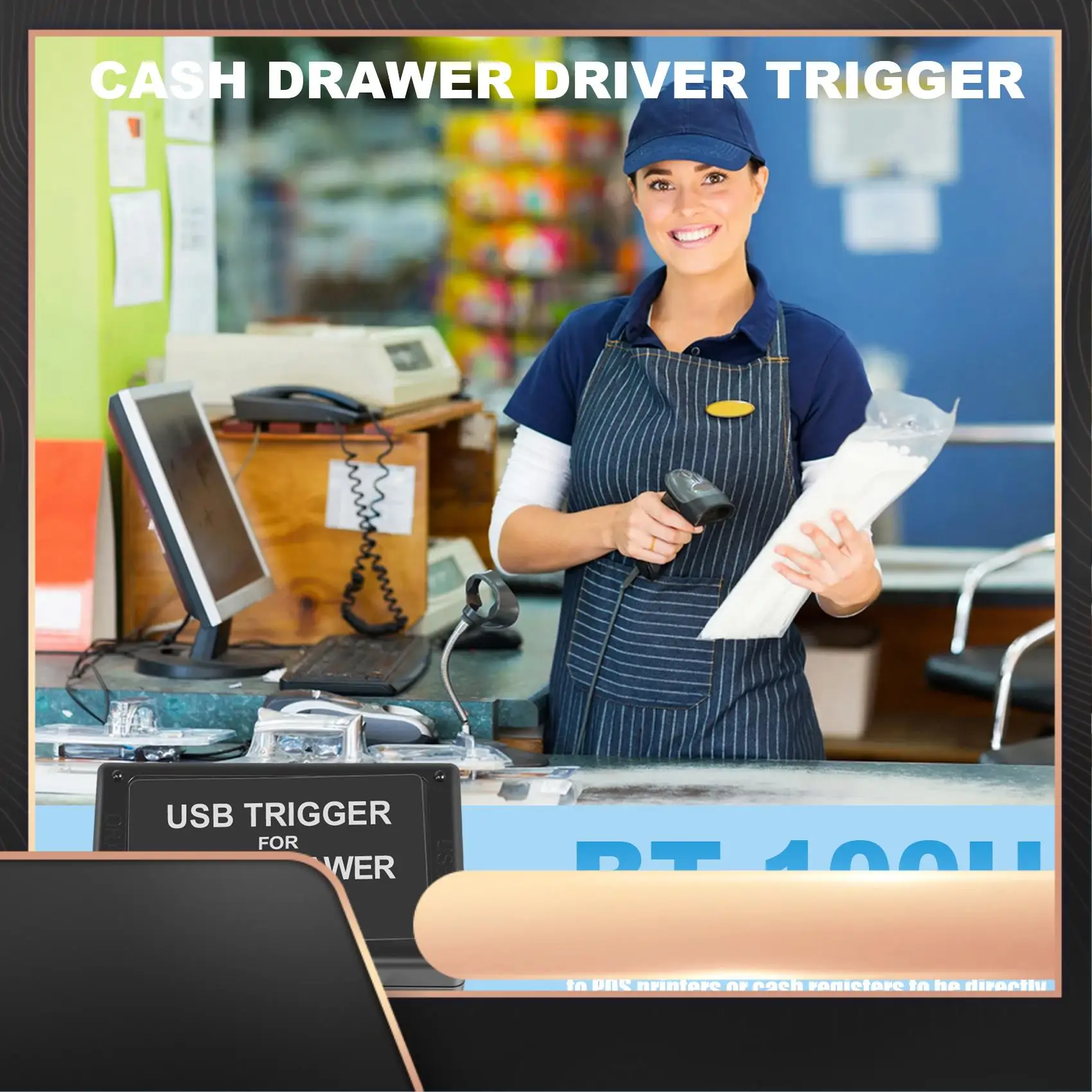 

Триггер драйвера денежного ящика BT-100U с триггером ящика с интерфейсом USB