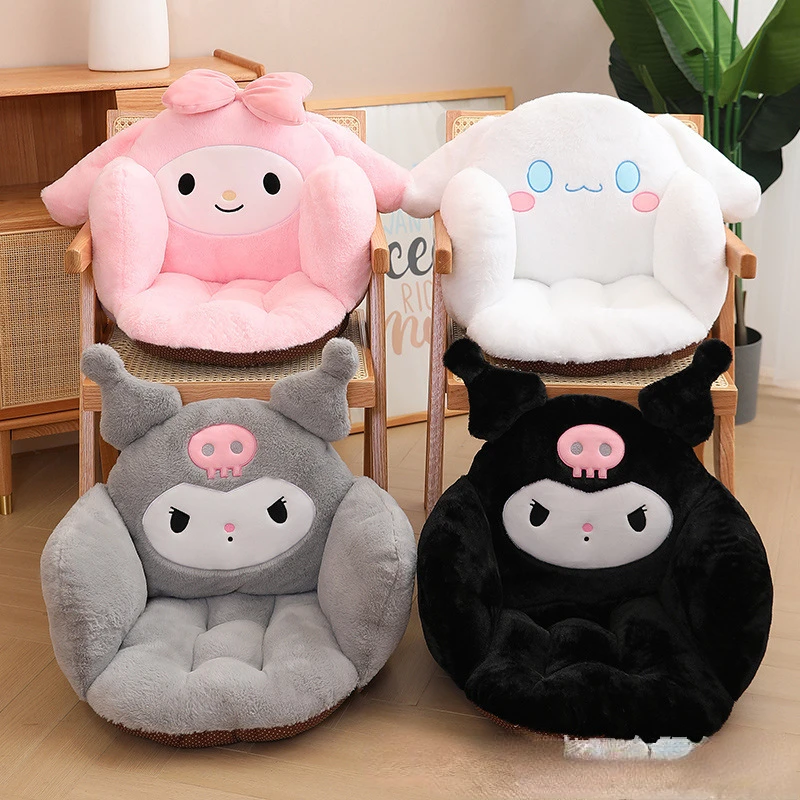 

Sanrio Cute Cinnamon Roll Kulomi Small Sofa Plush Fully Surrounded Warm Cartoon Anime Cushion Office Chair Cushion Cushion