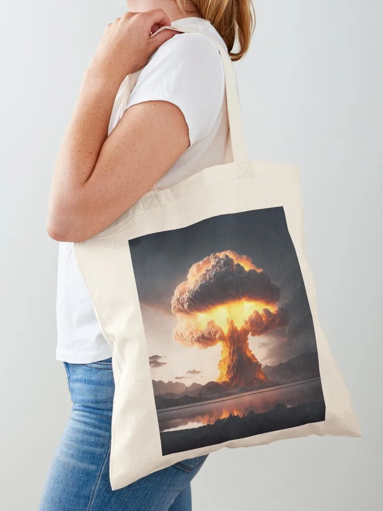 الانفجار النووي الدراماتيكي. حمل حقيبة لطيف الحقيبة حقيبة قماش حقيبة تسوق كيس صب فام أكياس دي التسوق #1